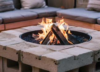 18 Gorgeous Cinder Block Fire Pit Ideas